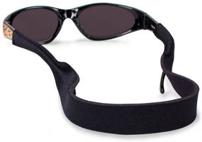 img 2 attached to 🕶️ Secure and Stylish: Croakies Kids Eyewear Retainer in Black for Active Children