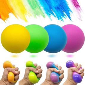 img 4 attached to 🌈 Unwind and Recharge: Eutreec Stress Ball Color Changing - Relieve Stress and Boost Focus