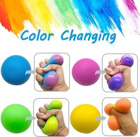 img 1 attached to 🌈 Unwind and Recharge: Eutreec Stress Ball Color Changing - Relieve Stress and Boost Focus