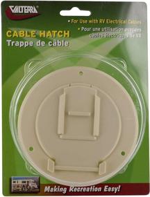 img 1 attached to Valterra A10-2141VP Small Round Cord Hatch - Colonial White