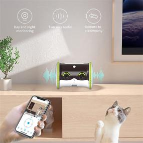img 1 attached to 📷 LINKSUS Smart Pet Camera with 2-Way Audio, Night Vision, and Treat Tossing - 1080P HD Monitor for Dogs and Cats - Home Security APP Remote Control - Automatic & Interactive Toys - 2.4G WiFi