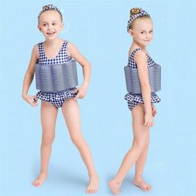 img 1 attached to IDOPIP Kids Floatation Swimsuit: Adjustable Buoyancy Swim Vest for Boys and Girls - Ultimate Safety and Style in One Piece Swimwear!