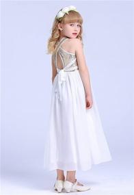 img 1 attached to 🌹 Sparkling Style: Happy Rose Bling Sequins Chiffon Girls' Clothing