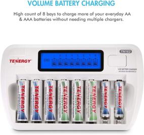 img 3 attached to 🔋 Tenergy TN162 8-Bay Smart LCD Battery Charger: Fast Charging for AA/AAA NiMH/NiCd Batteries