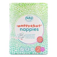 👶 mum & you nappychat eco-diapers: hypoallergenic & dermatologically tested, lotion & perfume-free (size 2) logo