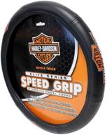 старинный эксклюзивный руль "bar & shield speed grip 6644": придайте своему рулевому колесу harley-davidson стильный вид с помощью этой обложки логотип