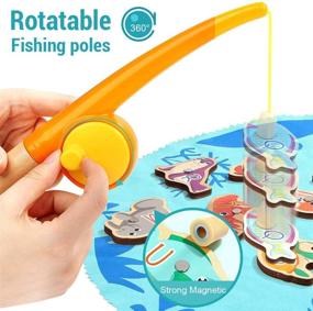 img 2 attached to 🐠 TOP BRIGHT Magnetic Toddler Fishing Set