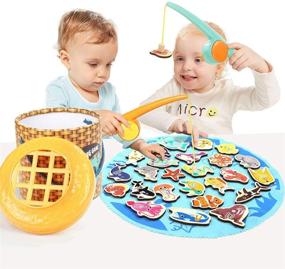 img 4 attached to 🐠 TOP BRIGHT Magnetic Toddler Fishing Set