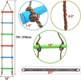 img 3 attached to 🤸 Enhanced Playground Accessories - Xinlinke Slackline Attachment