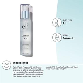 img 1 attached to 🥥 e.l.f. Hydrating Coconut Mist: Refresh, Soothe & Invigorate Skin with Tropical Scent