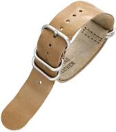 genuine italian leather watch strap logo