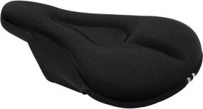 img 4 attached to 🚴 ZAKRA Gel Bike Seat Cover - Thick, Soft Cushion for Road & Mountain Bikes with Non-Slip Design - Enhanced Comfort for Indoor Cycling