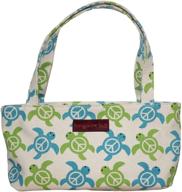 👜 vegan cotton canvas top-handle purse by bungalow360 for women: stylish handbags and wallets logo