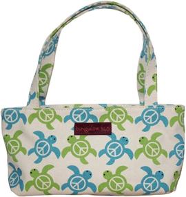 img 4 attached to 👜 Vegan Cotton Canvas Top-Handle Purse by Bungalow360 for Women: Stylish Handbags and Wallets