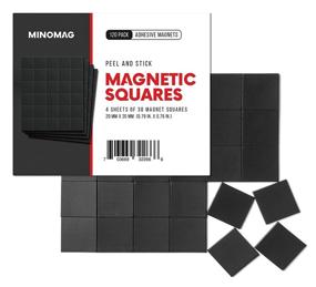 img 4 attached to 🧲 Multi-Purpose Minomag Adhesive Magnetic Squares