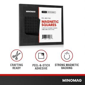 img 2 attached to 🧲 Multi-Purpose Minomag Adhesive Magnetic Squares