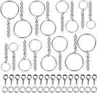 🔑 360pcs bulk key chain rings set by shynek with jump rings and screw eye pins logo