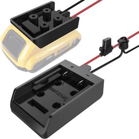 img 4 attached to 🔌 Fuse & Switch Power Wheel Adapter for Dewalt 20V Lithium Battery - Secure Battery Connector with 12 Gauge Wire, Ideal Convertor for DIY Ride On Truck, Robotics, RC Toys, and Work Lights