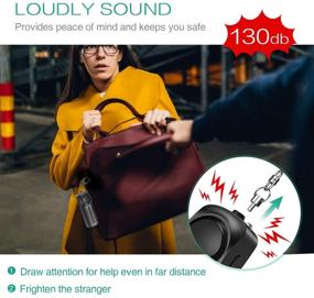 img 3 attached to 🔊 130dB ORIA Sound Personal Alarm Keychain - Best Emergency Alarm with LED Lights
