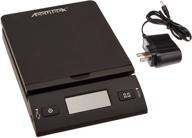📦 accuteck w-8250-50b: all-in-one black digital postal scale (50 lb) with adapter logo