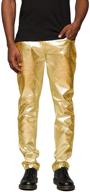 coofandy men's metallic shiny jeans for christmas party, dance, disco, nightclub - straight leg trousers логотип