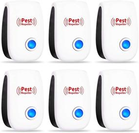 img 4 attached to 🪲 6 Pack Ultrasonic Pest Repellers – Effective Indoor Pest Control Electronic Plug-ins for Mosquitoes, Mice, Cockroaches, Rats, Bugs, Spiders, Ants, Flies