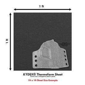 img 2 attached to KYDEX Thermoform Sheet - (Type V) - (P1 Texture) - ( Raw Materials