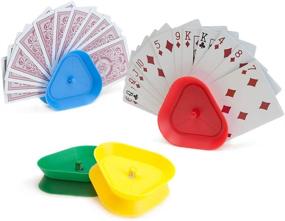 img 2 attached to Pinochle Game Card Holders Plastic Coated