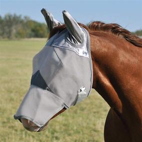 img 2 attached to 🦟 Ultimate Fly Protection: Cashel Crusader Long Nose Fly Mask with Ears Unveiled