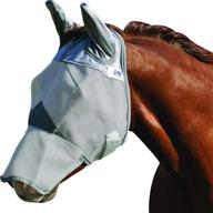 🦟 ultimate fly protection: cashel crusader long nose fly mask with ears unveiled logo