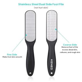 img 1 attached to Revitalize Your Feet with the KENED Feet Scrubber Dead Skin 👣 5 Pack - Professional Pedicure Kit for Effective Callus Removal and Feet Care