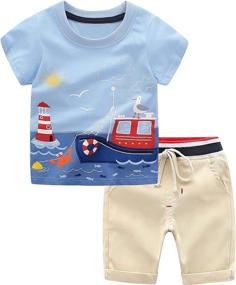 img 4 attached to 👶 Toddler Clothing Outfits for Boys – Nwada Clothes Boys' Clothing
