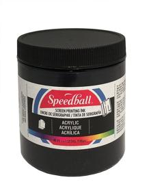 img 3 attached to 🎨 Speedball Acrylic Screen Printing Ink: 8-Ounce Black - High-Quality and Easy-to-Use
