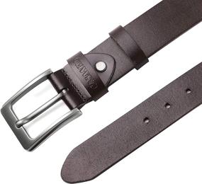 img 3 attached to 👔 Premium Italian Genuine Leather Belt: Enhance Your Style with CHARS Men's Accessories