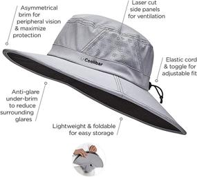 img 1 attached to 🧢 Coolibar UPF 50+ Golf Hat - Sun Protective for Men and Women