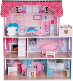 img 3 attached to Enhance Playtime with Pidoko Kids Wooden Dollhouse Accessories: Delightful Additions for Endless Fun!