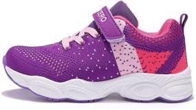 img 3 attached to 👟 Ultimate Performance: MAYZERO Breathable Running Walking Sneakers - Top Girls' Athletic Shoes