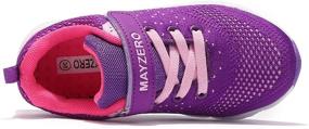 img 2 attached to 👟 Ultimate Performance: MAYZERO Breathable Running Walking Sneakers - Top Girls' Athletic Shoes