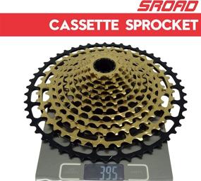 img 1 attached to 🚵 JGbike SROAD Lightweight 12-Speed Single Piece Cassette XD 10-50T for MTB Downhill Freeride Hardtail Bike: SRAM GX Replacement Done Right