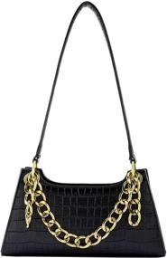 img 4 attached to 👜 Ayliss Crocodile Shoulder Handbag: Women's Classic Handbags & Wallets in Totes