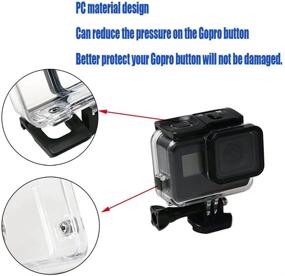img 3 attached to 📸 Ultimate Water-resistant Case for GoPro Hero Series: Hero 7, 6, 5, 2018 Black Accessories – Dive into Underwater Photography with Protective Housing Shell, Anti Fog Inserts, Filter Kit up to 45M