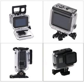 img 2 attached to 📸 Ultimate Water-resistant Case for GoPro Hero Series: Hero 7, 6, 5, 2018 Black Accessories – Dive into Underwater Photography with Protective Housing Shell, Anti Fog Inserts, Filter Kit up to 45M