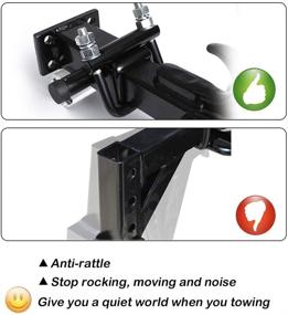 img 1 attached to 🔒 CZC AUTO Зажим для фаркопа: Надежный стабилизатор без скрипа для прицепов, внедорожников, грузовиков, фургонов и домов на колесах - Эффективный затяжной зажим для грузовых перевозчиков, велосипедных стоек и шаровых креплений.