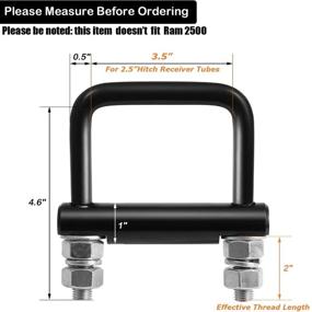 img 3 attached to 🔒 CZC AUTO Зажим для фаркопа: Надежный стабилизатор без скрипа для прицепов, внедорожников, грузовиков, фургонов и домов на колесах - Эффективный затяжной зажим для грузовых перевозчиков, велосипедных стоек и шаровых креплений.
