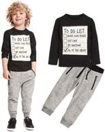 👕 stylish jobakids boys 2-piece cotton clothing set for boys logo