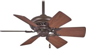 img 1 attached to ⚙ Minka-Aire F562-ORB Supra 32 Inch Pull Chain Ceiling Fan: Elegant Oil Rubbed Bronze Finish for Stylish Homes