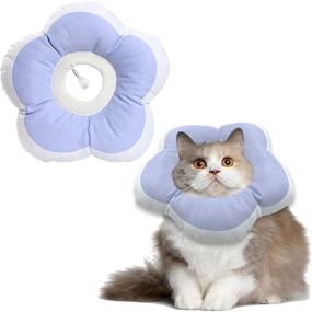 img 4 attached to 🐱 Waterproof Cat Cone Collar for Recovery and Wound Healing, Elizabethan e Collar Alternative for Cats, Anti-Bite Scratch Lick Protective Cone, Cat Cone of Shame for Cats/Kittens