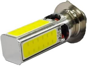 img 4 attached to 💡 Супер белая 80W Cob LED лампа для фары Honda TRX 300/400/450 - энергосберегающая и амортизационная