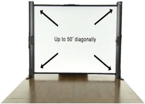 img 2 attached to 📽️ Versatile Epson ES1000 Ultra Portable Tabletop Projection Screen: Compact Design for Stunning Presentations (Black Case)