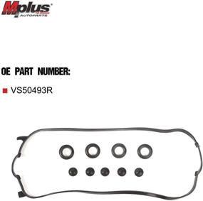 img 3 attached to 🔧 Mplus VS50493R Engine Valve Cover Gasket Set for Honda Accord EX LX DX SE Odyssey (94-02) / Acura CL (97-99) / Isuzu Oasis (98-99) - Fits 2.2L 2.3L F22B1 F23A1 F23A4 F23A7